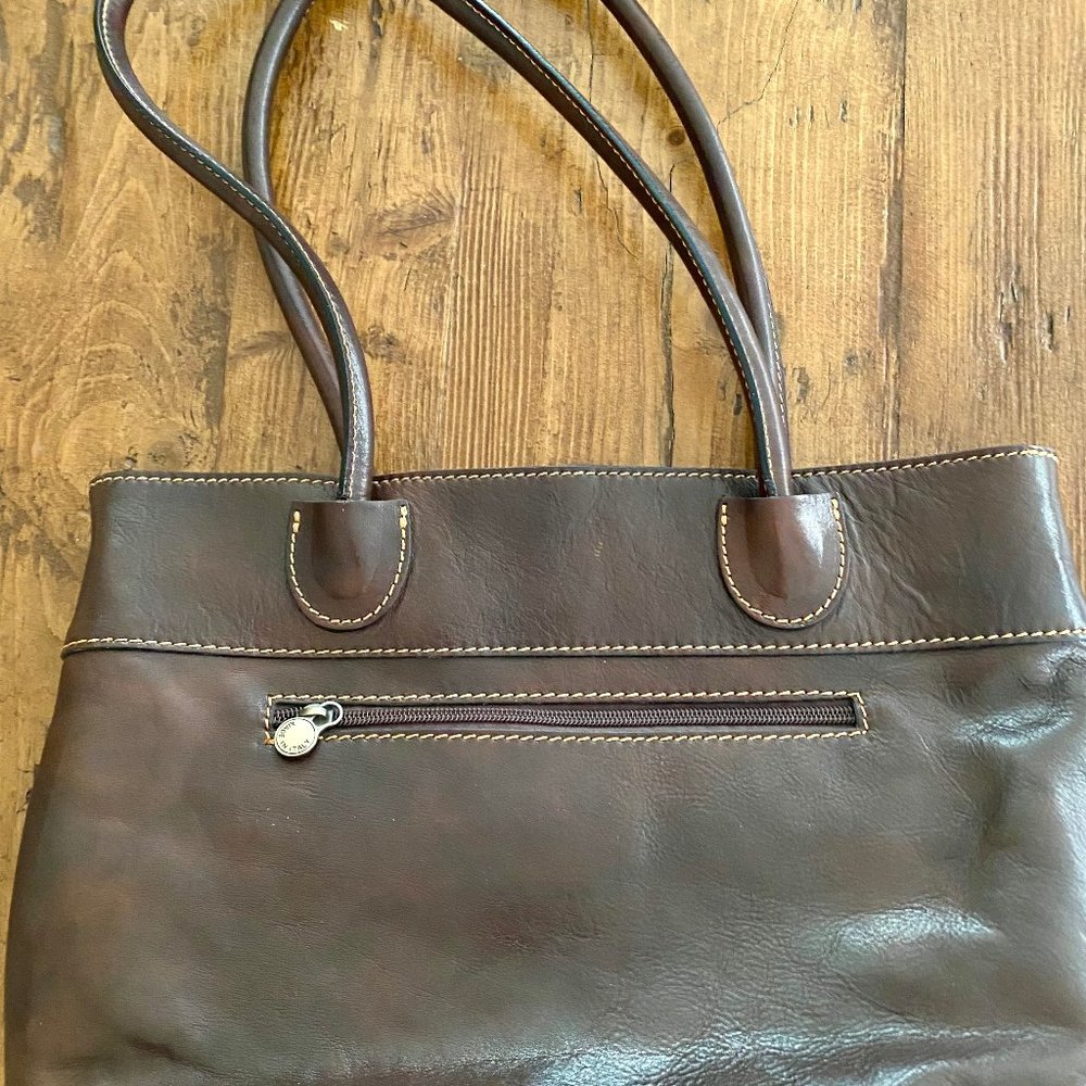 Borgo Dehli Etruschi Italian Leather Purse - Picture 2 of 6